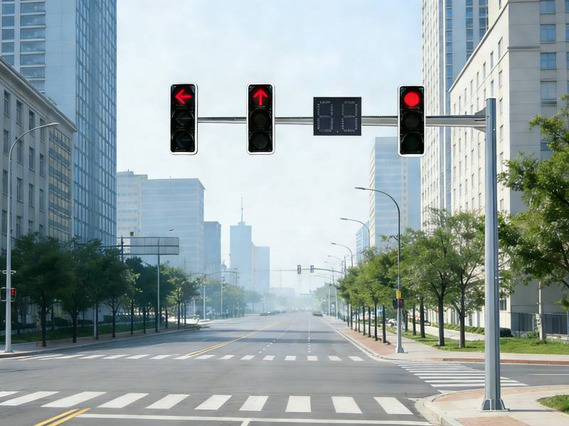 Octagonal traffic signal poles Octagonal traffic signal poles